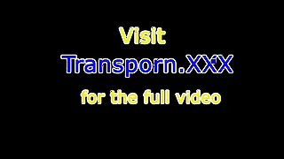 Cum fond tranny sprays her hot jizz